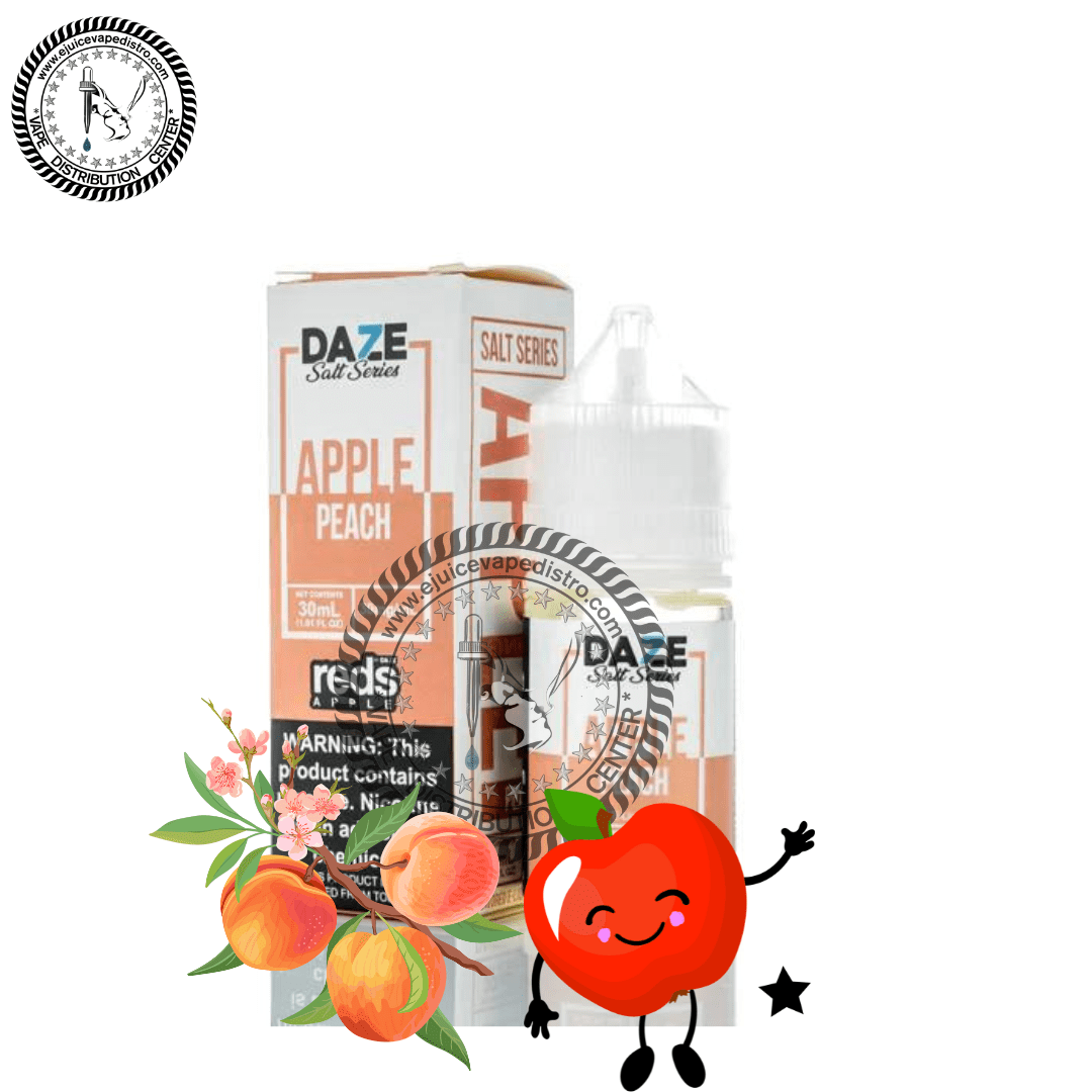 Reds Apple Peach Salt by 7 Daze Salt Series 30ML E-Liquid