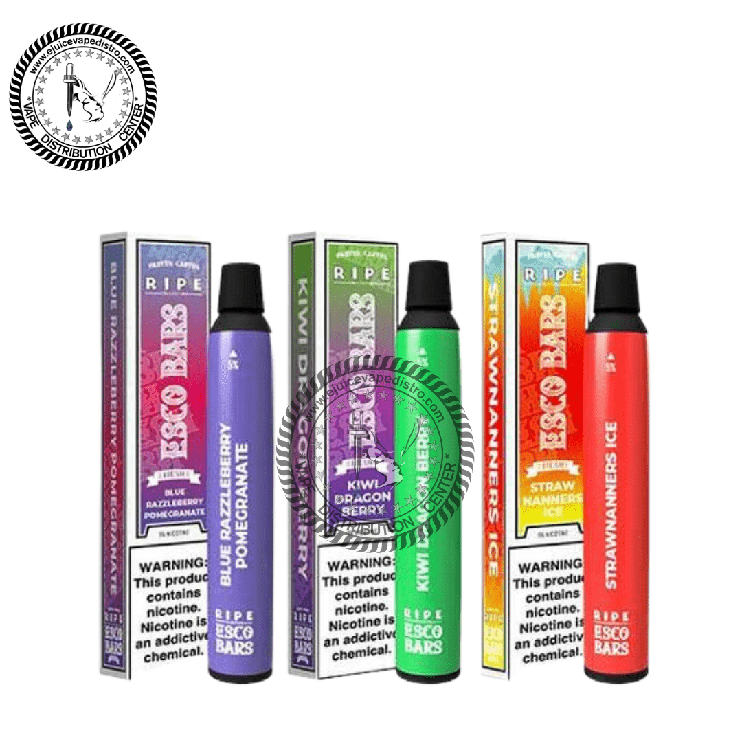 Ripe Collection Esco Bars 2500 Puffs 6ml Salt Nic Mesh Coil Disposable Device DISPOSABLE