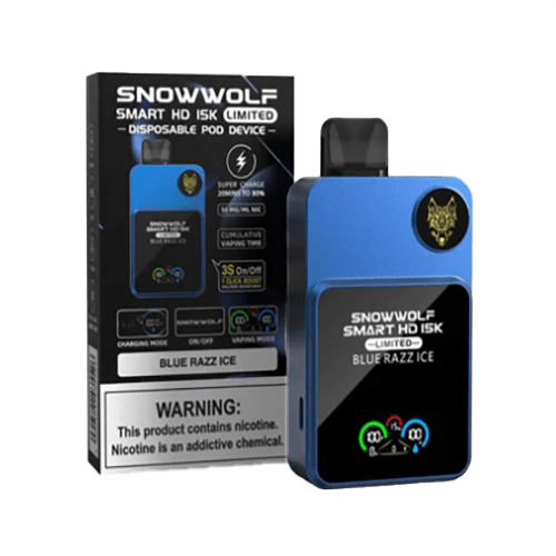 SnowWolf Smart HD 15K Disposable Vape 15000 Puffs DISPOSABLE