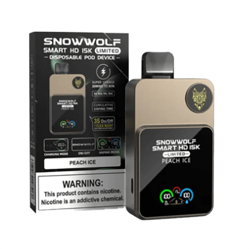 SnowWolf Smart HD 15K Disposable Vape 15000 Puffs DISPOSABLE