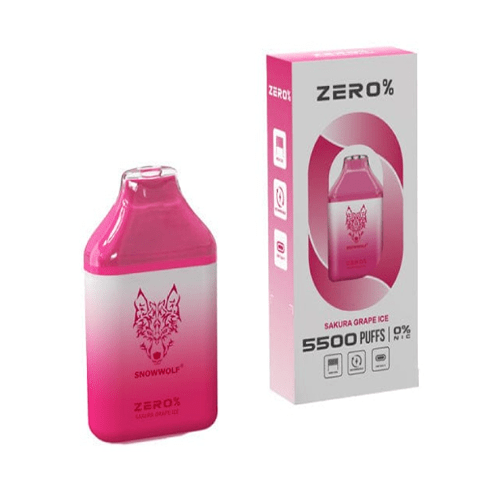Snowwolf Zero Nicotine-Free Disposable Vape 5500 Puffs DISPOSABLE