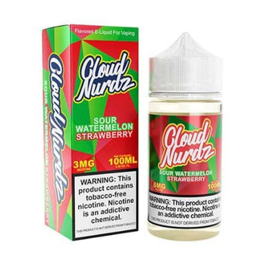 Sour Watermelon Strawberry by Cloud Nurdz 100ML E-Liquid