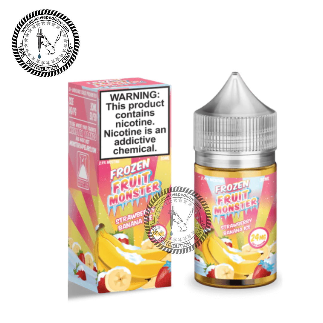 Strawberry Banana Ice Salt by Frozen Fruit Monster Salt 30ML E-Liquid