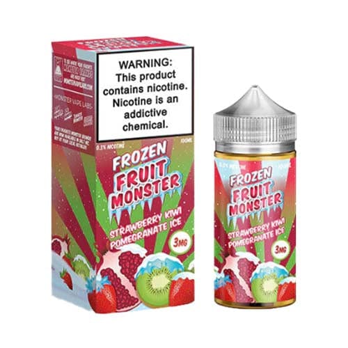 Strawberry Kiwi Pomegranate Ice by Frozen Fruit Monster 100ML E-Liquid