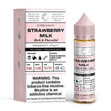 Strawberry Milk by Glas Basix Series 60ML E-Liquid