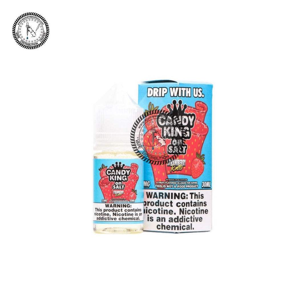 Strawberry Rolls Salt by Candy King Salt 30ML E-Liquid