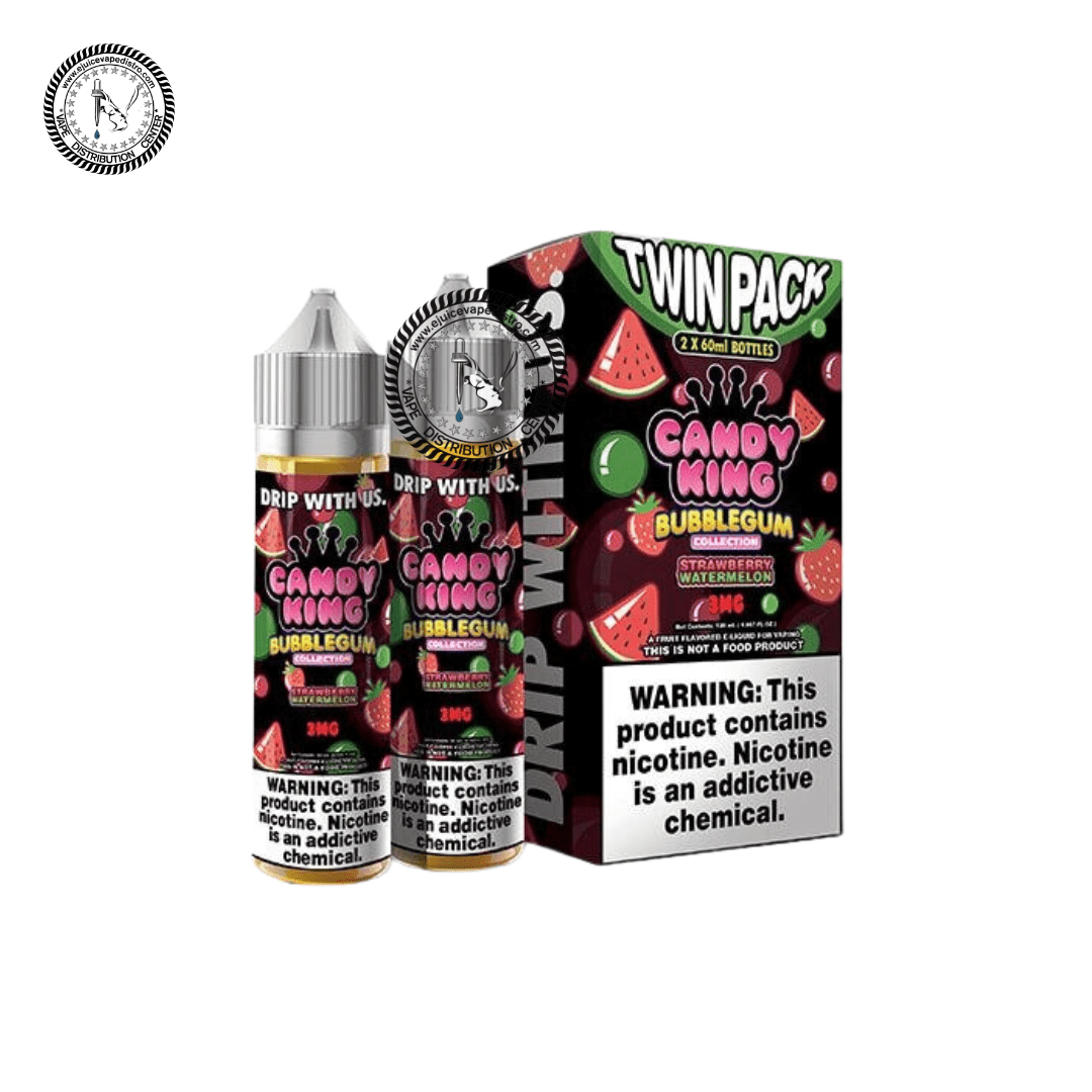 STRAWBERRY WATERMELON BUBBLEGUM - CANDY KING E-LIQUID - 120ML E-Liquid
