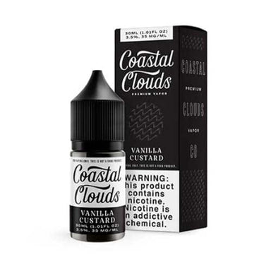 Vanilla Custard Salt Nic by Coastal Clouds Salt 30ML TFN E-Liquid