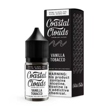 Vanilla Tobacco Salt Nic by Coastal Clouds 30ML E-Liquid